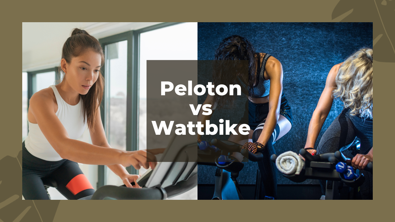 An image displaying a Peloton bike and a Lululemon Mirror side by side.